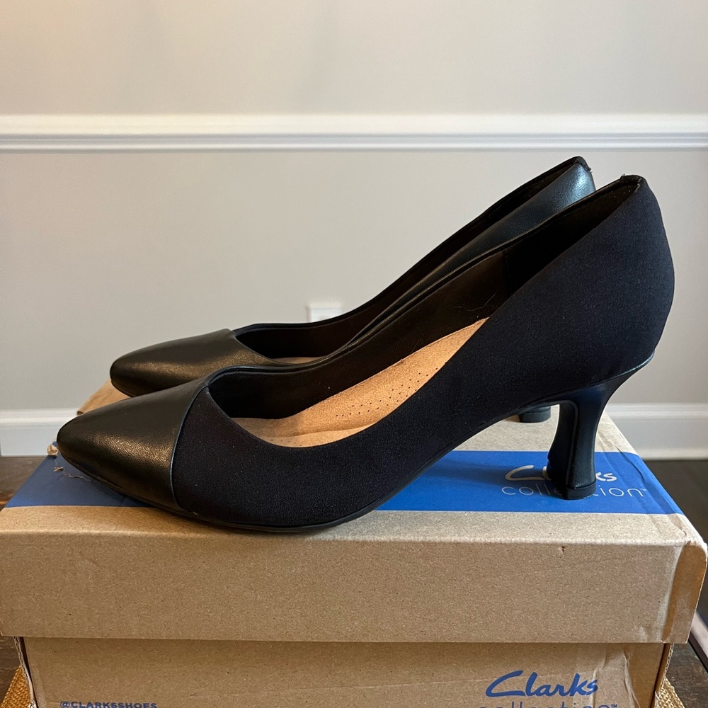 Clarks Kataleyna Rose Women's Black Heels / Pumps